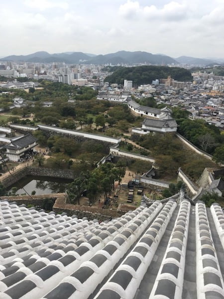 View from the main castle tower