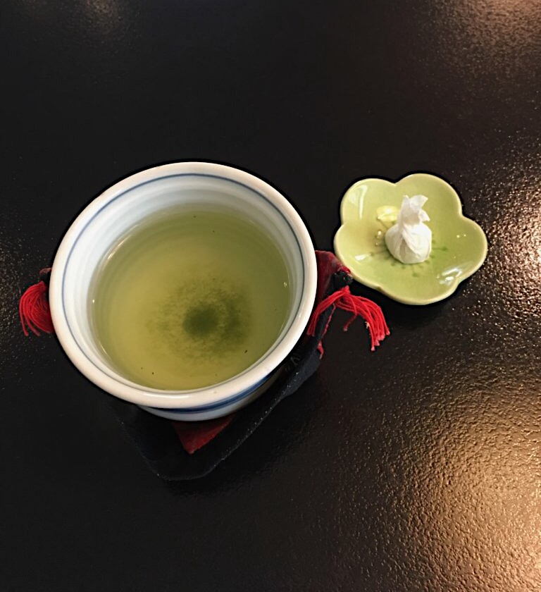 Tea with ocha-uke